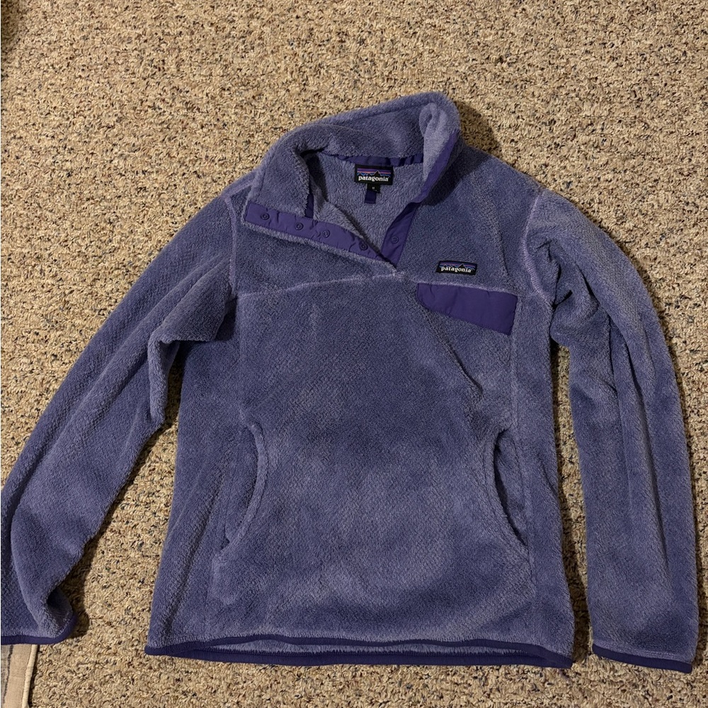Patagonia Lavender Fleece with Pocket
